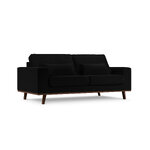 Velvet sofa (hebe) mazzini sofas black, velvet