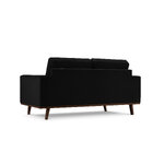 Velvet sofa (hebe) mazzini sofas black, velvet