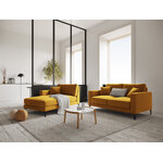 Sofa &quot;Venus&quot; yellow, velvet