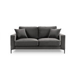 Sofa &quot;venus&quot; grey, velvet