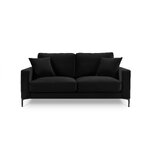 Sofa &quot;venus&quot; black, velvet