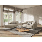 Sofa &quot;venus&quot; beige, structured fabric