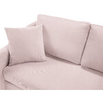 Dīvāns (rožu) mazzini dīvāns rozā, samta, dabīgā dižskābarža koka