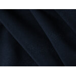 Sofa &#39;vanda&#39; deep blue, velvet, black plastic, left