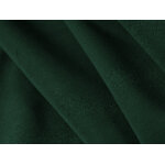 Sofa &#39;vanda&#39; bottle green, velvet, black plastic, left