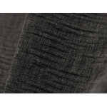 Sofa &#39;vanda&#39; grey, chenille, black plastic, better