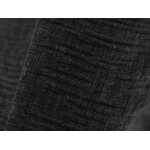 Sofa &#39;vanda&#39; dark grey, chenille, black plastic, better