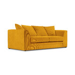 Sofa (cidoninė) mazzini sofos geltona, aksominė