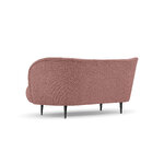 Sofa (clove) mazzini sofas pink, boucle, black metal