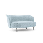 Sofa (clove) mazzini sofas light blue, boucle, black metal