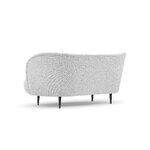 Sofa (clove) mazzini sofas light gray, boucle, black metal