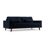 Velvet sofa (hebe) mazzini sofas deep blue, velvet