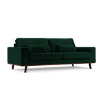 Velvet sofa (hebe) mazzini sofas bottle green, velvet