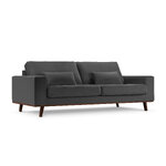 Velvet sofa (hebe) mazzini sofas dark gray, velvet