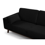 Velvet sofa (hebe) mazzini sofas black, velvet