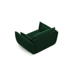 Armchair &#39;vanda&#39; bottle green, velvet