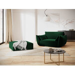 Armchair &#39;vanda&#39; bottle green, velvet