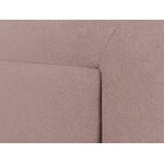 Headboard (primevere) mazzini sofas pink 2, structured fabric, 120x10x140