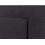 Sängynpääty (primevere) mazzini sohvat tummanharmaa 2, strukturoitu kangas, 120x10x140