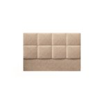 Headboard (begonia) mazzini sofas dark beige, velvet, 120x10x140