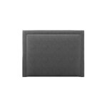 Headboard (primevere) mazzini sofas dark grey, velvet, 120x10x140