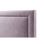 Headboard (primevere) mazzini sofa lavender, velvet, 120x10x140