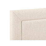 Headboard (primevere) mazzini sofas light beige, structured fabric, 120x10x140