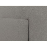 Headboard (primevere) mazzini sofas gray 2, structured fabric, 120x10x160