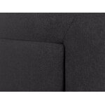 Headboard (primevere) mazzini sofas dark gray 2, structured fabric, 120x10x160