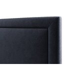 Headboard (primevere) mazzini sofas dark blue, velvet, 120x10x160