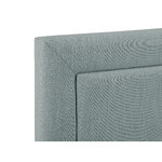 Headboard (primevere) mazzini sofas blue, structured fabric, 120x10x180