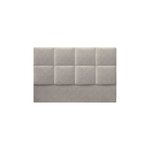 Headboard (begonia) mazzini sofas beige, velvet, 120x10x200