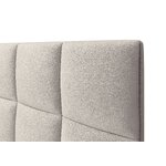 Headboard (begonia) mazzini sofas beige, velvet, 120x10x200