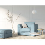 Tumba (quince) mazzini sofas light blue, velvet