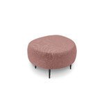 Tumba (clove) mazzini sofas pink, boucle, black metal