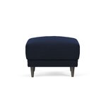 Tumba (freesia) mazzini sofas deep blue, velvet, black chrome metal
