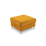 Tumba (rose) mazzini sofas yellow, velvet, natural beech wood