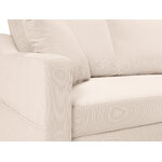 Corner sofa bed (rose) mazzini sofas beige, velvet, natural beech wood, better