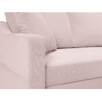 Corner sofa bed (rose) mazzini sofas pink, velvet, natural beech wood, better