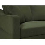 Kampinė sofa-lova (rožinė) mazzini sofos butelis žalias, aksomas, natūralaus buko mediena, geriau