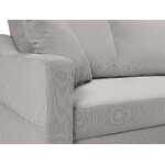 Corner sofa bed (rose) mazzini sofas, light gray, velvet, natural beech wood, better