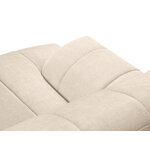 Corner sofa (dalia) mazzini sofas light beige, velvet, black metal, better