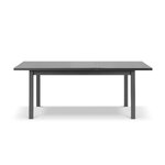 Extendable dining table (bonsai) mazzini sofas graphite mdf, wood, 78x90x160