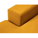 Panoramic sofa &#39;hebe&#39; yellow, velvet