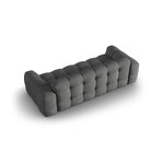 Sofa (nino) dark gray, structured fabric