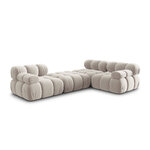 Modulaarinen sohva &quot;bellis&quot; vaalea beige, sametti