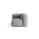 Sofa module (martina) light gray, structured fabric