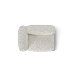 Dīvāna modulis 'martina' pelēkbēšs melanžs, buklē, kreisais