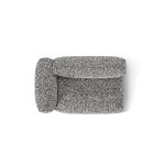 Dīvāna modulis 'martina' grafīts, bukle, pa kreisi