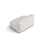 Модуль дивана без подлокотников «Мартина» серый бежевый меланж, букле